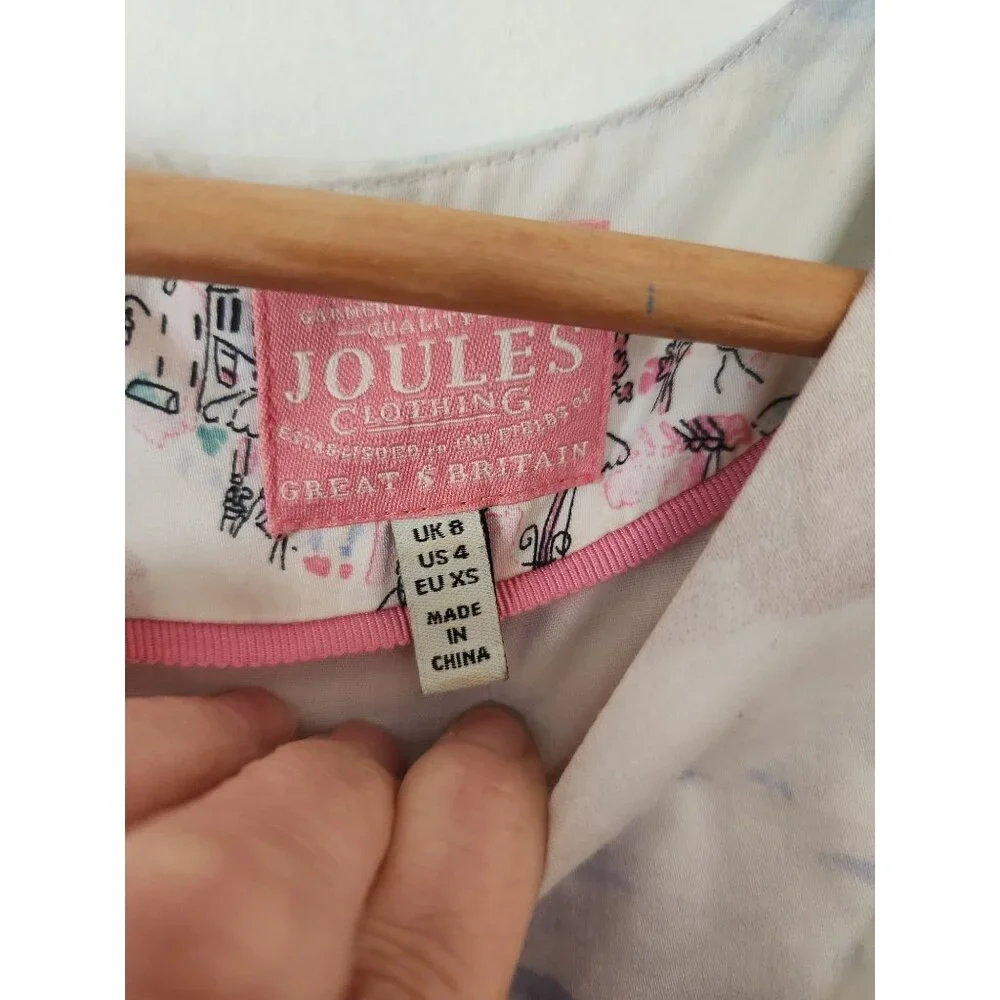 Joules Clothing Women's Sz. 4 Sleeveless Travel Dress - Picture 2 of 7